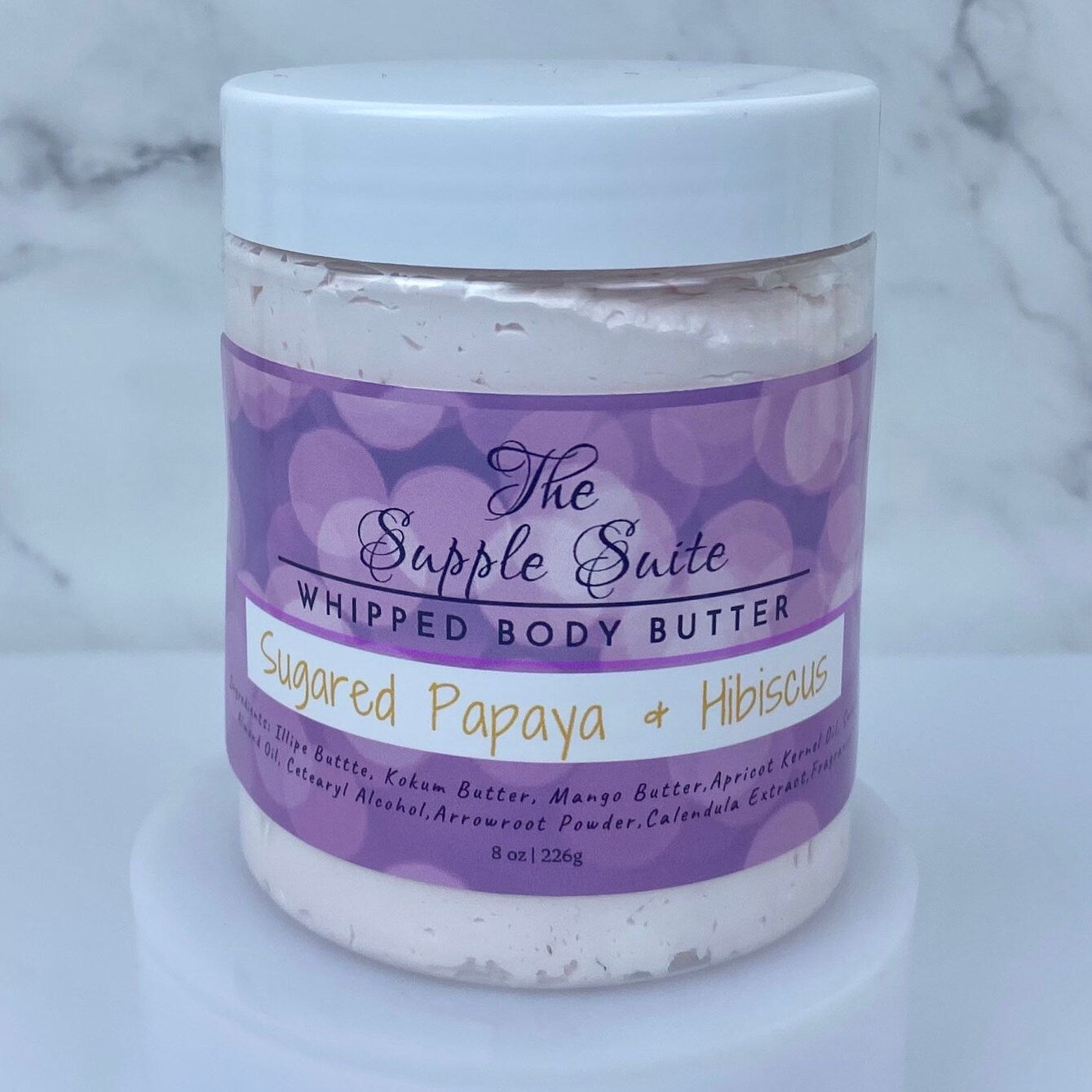 Sugared Papaya & Hibiscus -Triple Whipped Body Butter